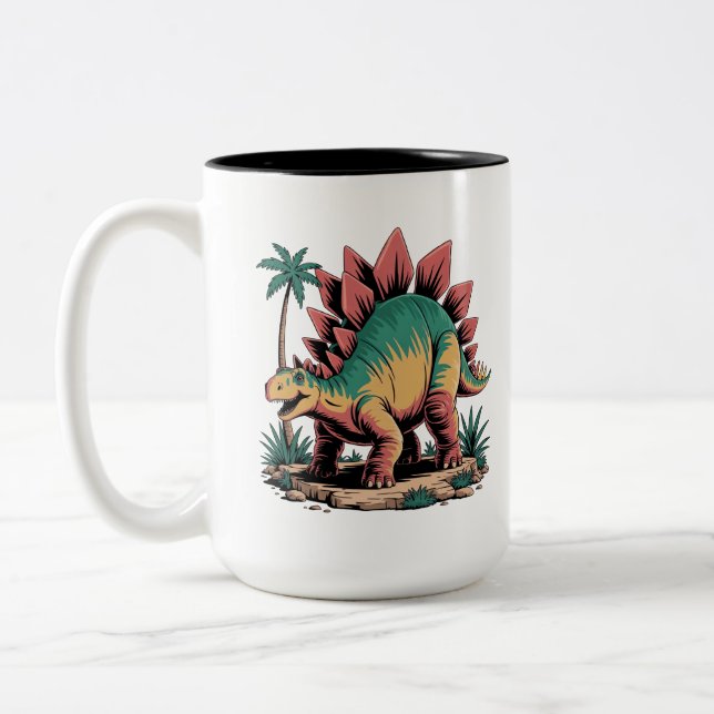 Caneca De Café Em Dois Tons Aproveitando a vida (Esquerda)