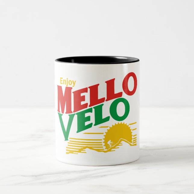 Caneca De Café Em Dois Tons Aproveite Mello Velo (Centro)
