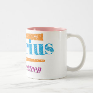 Caneca De Café Em Dois Tons Aqua do Aquário