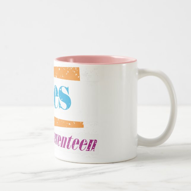 Caneca De Café Em Dois Tons Aqua do Aries (Direita)