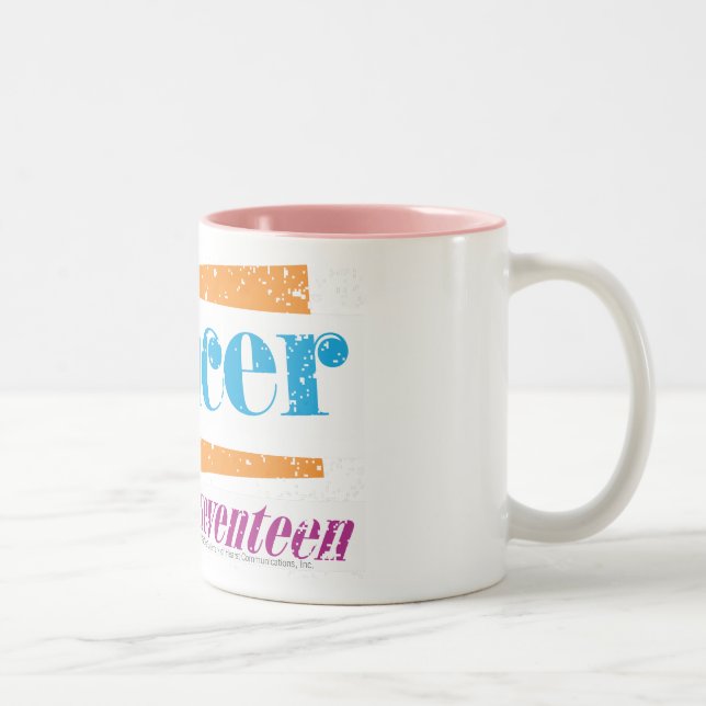 Caneca De Café Em Dois Tons Aqua do cancer (Direita)