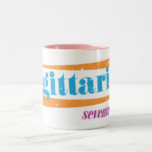Caneca De Café Em Dois Tons Aqua do Sagitário