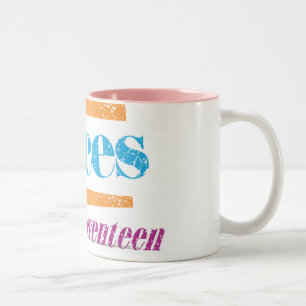 Caneca De Café Em Dois Tons Aqua dos peixes