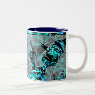 Caneca De Café Em Dois Tons Aquamarine Tin Man Mug