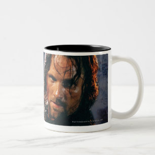 Caneca De Café Em Dois Tons Aragorn com Exército