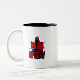 Caneca De Café Em Dois Tons Aranha de Halloween