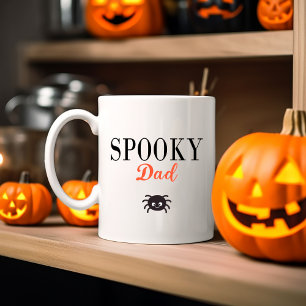 Caneca De Café Em Dois Tons Aranha de Halloween da Família de Pais Cute Spooky