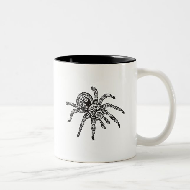 Caneca De Café Em Dois Tons Aranha inspirada (Direita)