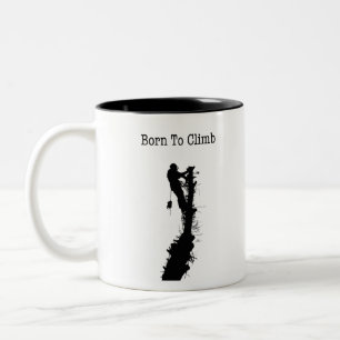 Caneca De Café Em Dois Tons Arb Arborist Árvore Cirurgião Chainsaw Gift