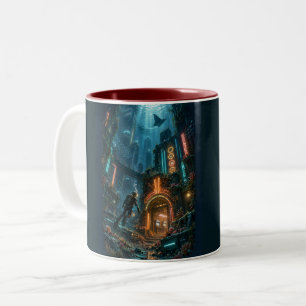 Caneca De Café Em Dois Tons Arcade Submerso