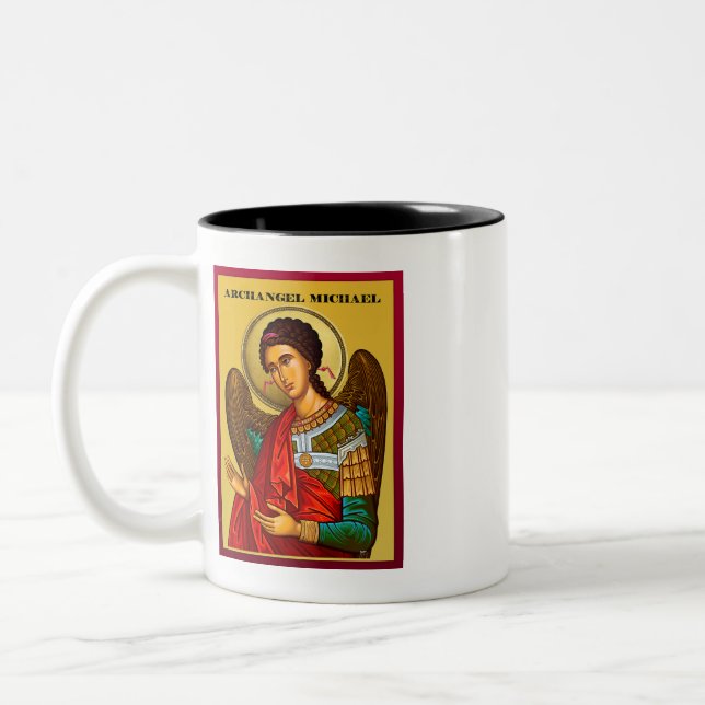 Caneca De Café Em Dois Tons Archangel Michael (Esquerda)