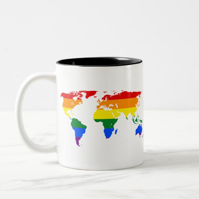 Caneca De Café Em Dois Tons arco-íris-mapa-mundo-1192306_1920 (Esquerda)