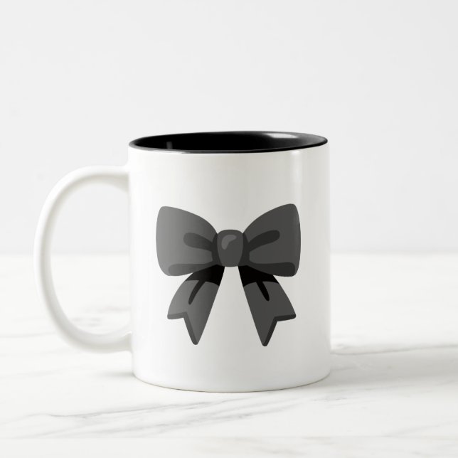 Caneca De Café Em Dois Tons Arco Preto (Esquerda)