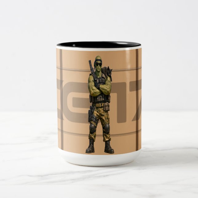 Caneca De Café Em Dois Tons Area 51 Ufos (Centro)