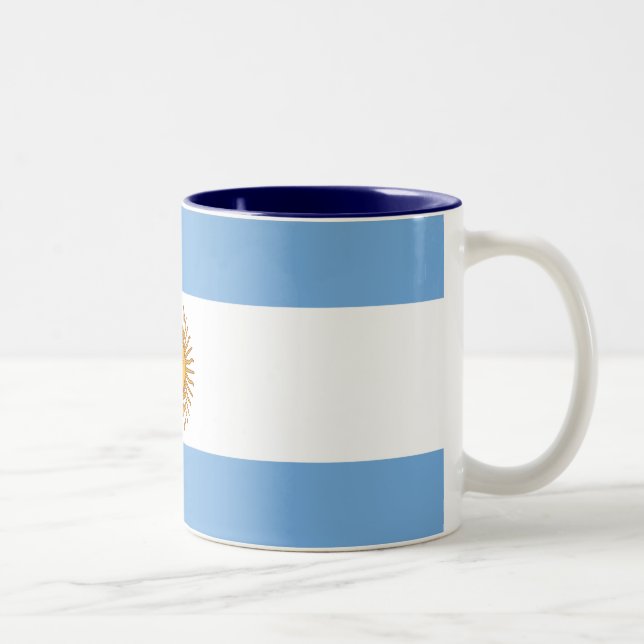 Caneca De Café Em Dois Tons Argentina (Direita)