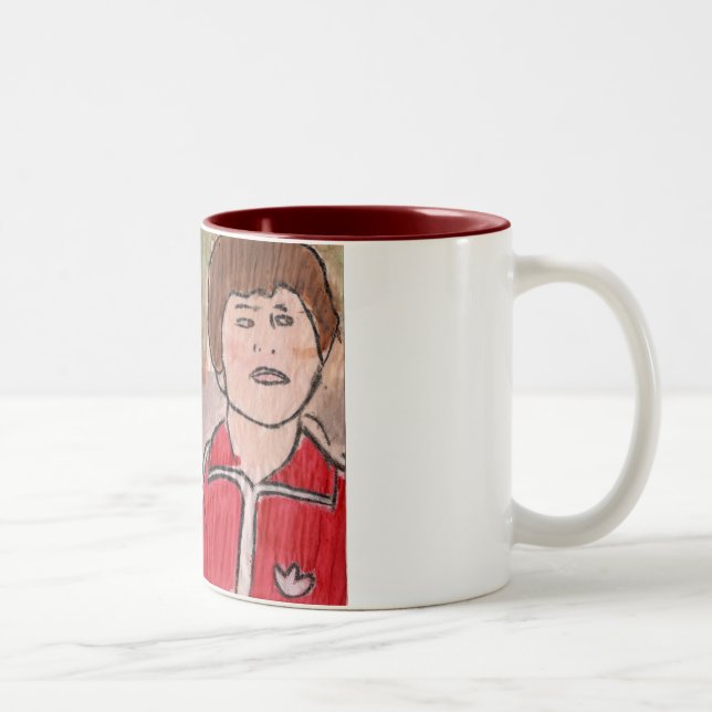 Caneca De Café Em Dois Tons Ari & Uzi (Direita)