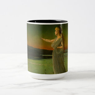 Caneca De Café Em Dois Tons Ariadne em Naxos John Atkinson Grimshaw