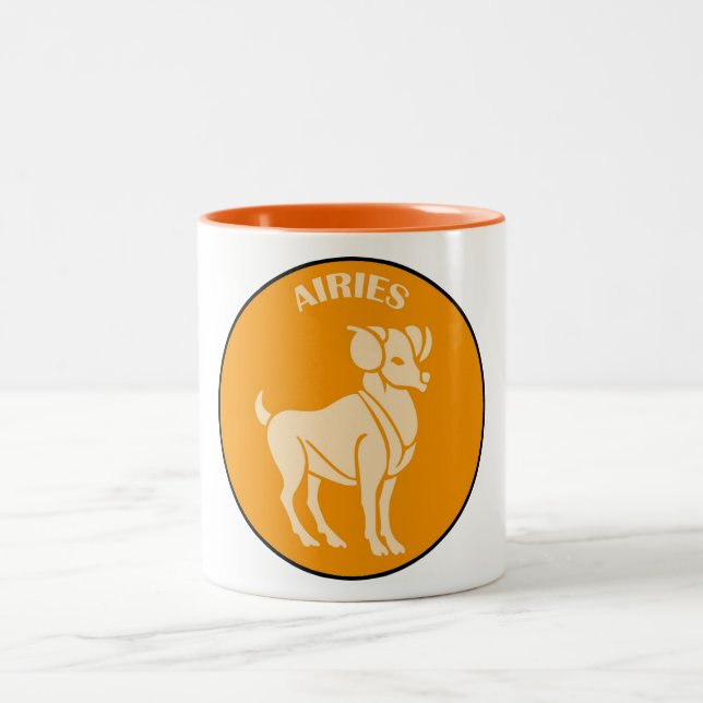 Caneca De Café Em Dois Tons Aries Coffee Mug (Centro)