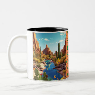 Caneca De Café Em Dois Tons Arizona
