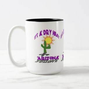 Caneca De Café Em Dois Tons Arizona de calor seco