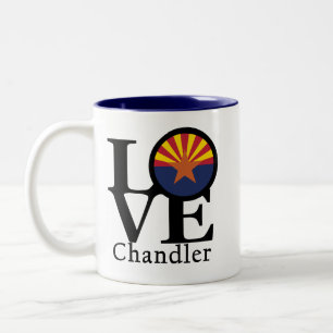 Caneca De Café Em Dois Tons ARIZONA de Chandler LOVE