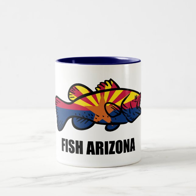 Caneca De Café Em Dois Tons Arizona de peixe (Centro)