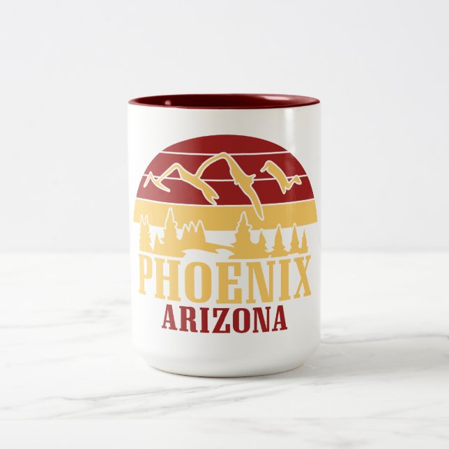 Caneca De Café Em Dois Tons Arizona Phoenix (Centro)