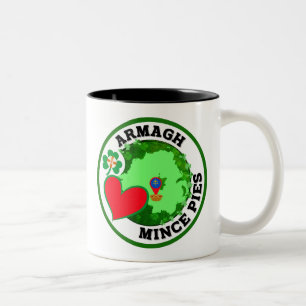 Caneca De Café Em Dois Tons Armagh, Irlanda Norte Adora Mince Pies
