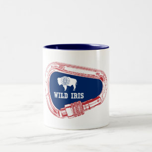 Caneca De Café Em Dois Tons Armário de Subidas de Iris Selvagem