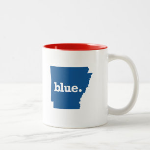 CANECA DE CAFÉ EM DOIS TONS ARQUINSAS ESTADO AZUL