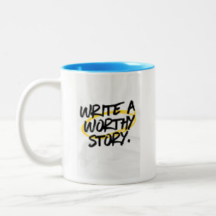 Caneca De Café Em Dois Tons Arranjo de Tales Imobilizantes
