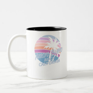 Caneca De Café Em Dois Tons Arroyo Burro Beach California