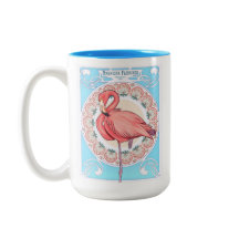 Art Nouveau Flamingo Mug