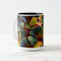 Arte Abstrata Colorida e Kaleidoscópica