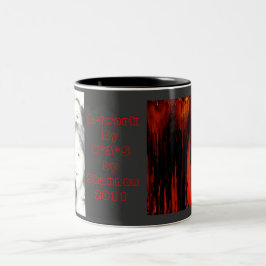 Caneca De Café Em Dois Tons Arte de H*A*S por Shannon