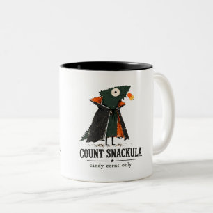 Caneca De Café Em Dois Tons Arte do Dragão Barbudo Conde Snackula