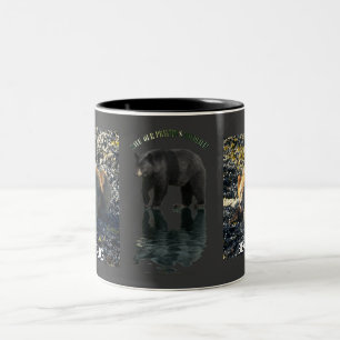 CANECA DE CAFÉ EM DOIS TONS ARTE DO URSO & DO URSO PRETO