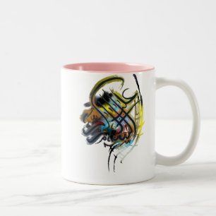 Caneca De Café Em Dois Tons Arte islâmica da caligrafia, Como-Salamu o `