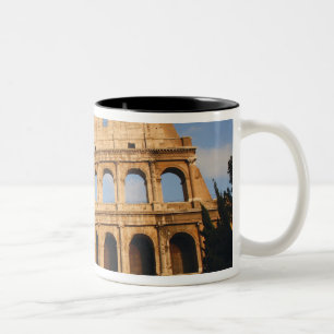 Caneca De Café Em Dois Tons Arte Romana. O Coliseu ou Anfiteatro Flaviano 3