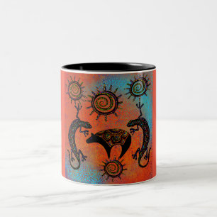 CANECA DE CAFÉ EM DOIS TONS ARTE SUDOESTE DE LAGARTO
