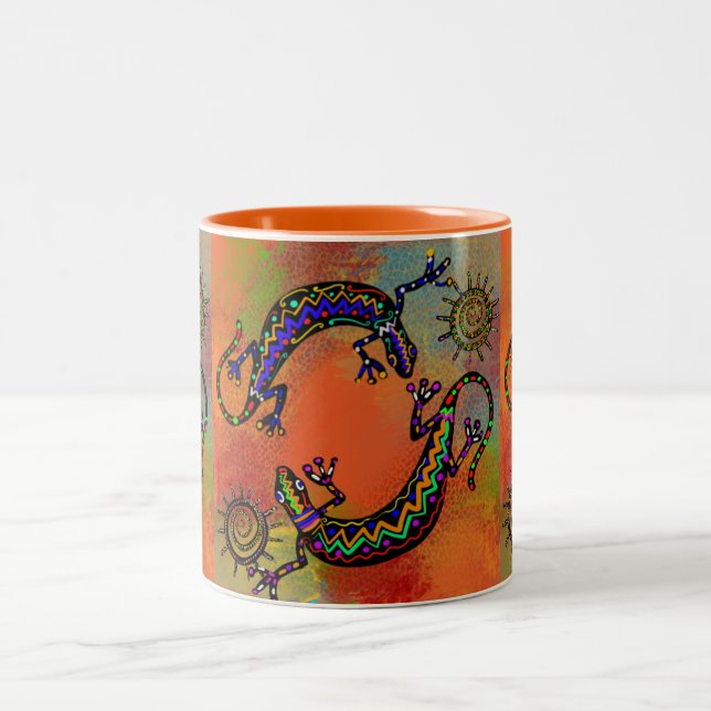 CANECA DE CAFÉ EM DOIS TONS ARTE SUDOESTE DE LAGARTOS      (Centro)