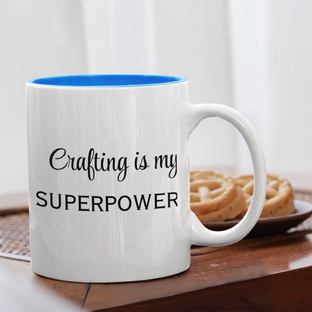 Caneca De Café Em Dois Tons Artesanato Personalizado Dizendo 11oz (Criador carregado)