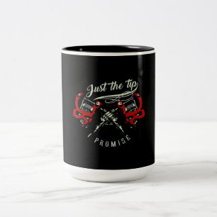 Caneca De Café Em Dois Tons Artista De Tatuagem Apenas O Presente De Dica Para
