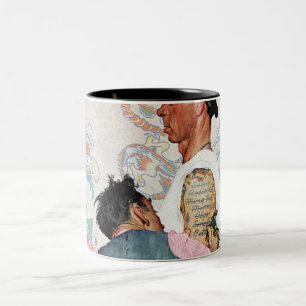 Caneca De Café Em Dois Tons Artista do tatuagem