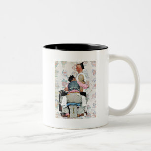 Caneca De Café Em Dois Tons Artista do tatuagem