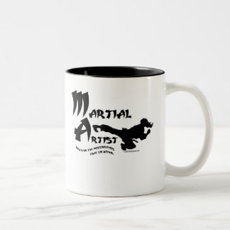 Caneca De Café Em Dois Tons Artista marcial