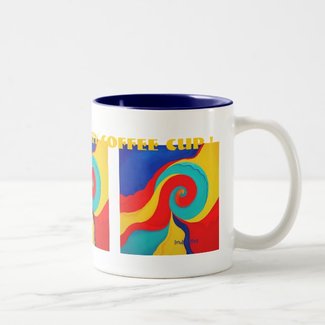 Caneca De Café Em Dois Tons Artzy Phartzy (Direita)