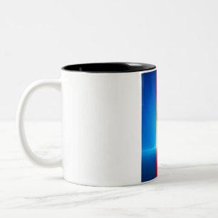 Caneca De Café Em Dois Tons árvore