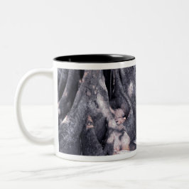 Caneca De Café Em Dois Tons Árvore Banyan