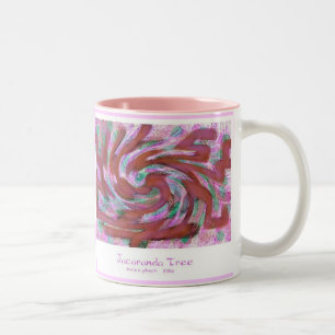 Caneca De Café Em Dois Tons Árvore do Jacaranda